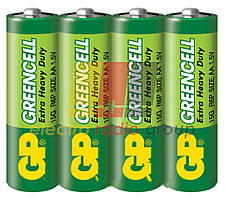 Батарейка gp 15Ж - S2 Greencell, lr6, aa
