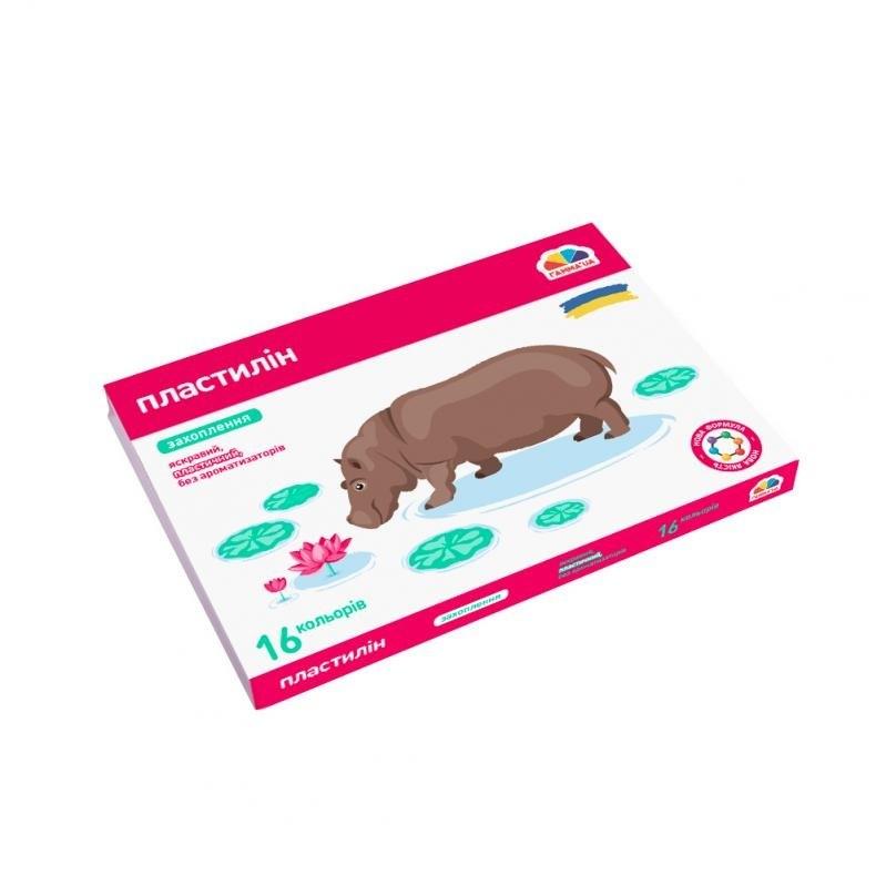 Пластилін СФ1 Захоплення 16 кол 256 г стек