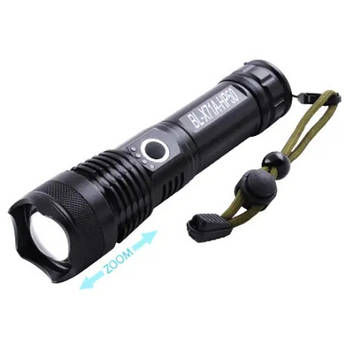 Ліхтар Police BL-X71-HP50 1880000W + zoom + microUSB + 26650 + 5 режимів