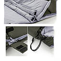 Спальник з капюшоном Naturehike U150 NH20MSD07, (11°C), правий, зелений, фото 3