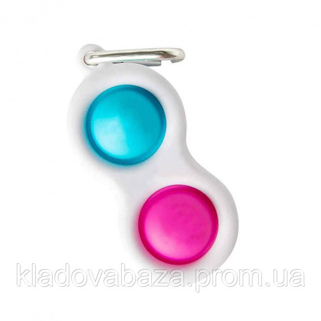 Сенсорна іграшка Simple Dimple (Сімпл Дімпл) поп ит антистрес Сімпл Дімпл pop AS-117 it. подвійний - фото 4 - id-p1705756007