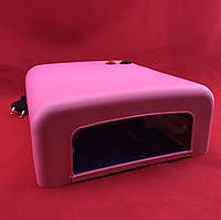 Лампа для маникюра с таймером ZH-818. CO-646 Цвет: розовый