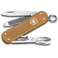 Многофункциональный карманный нож Victorinox складной 5 функций 58 мм. коричневый 2203310