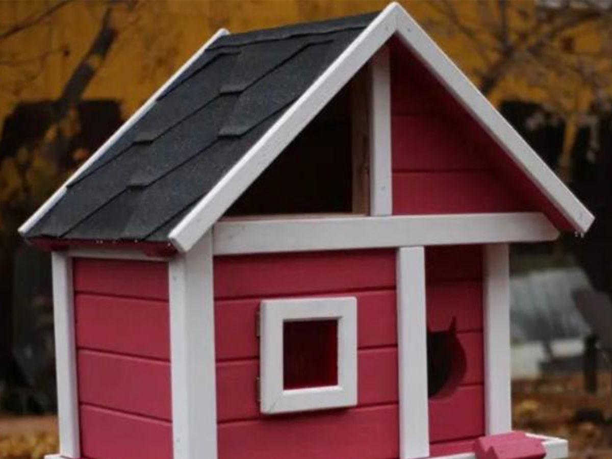 Купить Зимний домик для кошки, цена 8600 ₴ — Prom.ua (ID#1705783626)
