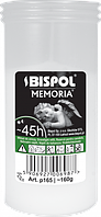 Свічка парафінова Bispol Memoria у пластиковому корпусі 160 г.