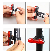 Велосипедний ліхтар задній габаритний маячoк 8821-5COB, фото 3