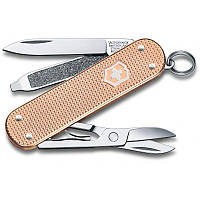 Складной многофункциональный карманный нож Victorinox 5 функций 58 мм. розовый 2203305