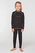 Дитяча термобілизна Rough Radical Billy (original) зимовий комплект чорний з сірою строчкою, фото 2