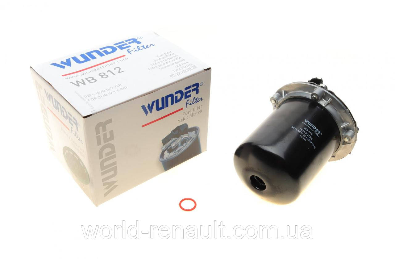 WUNDER WB 812 - Паливний фільтр (розбірний) на Рено Дастер 1.5dci