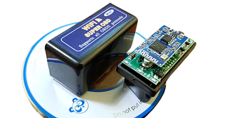 Сканер діагностика WI-FI (айфон) дві плати ELM 327 1.5 PIC 25K80 obd2