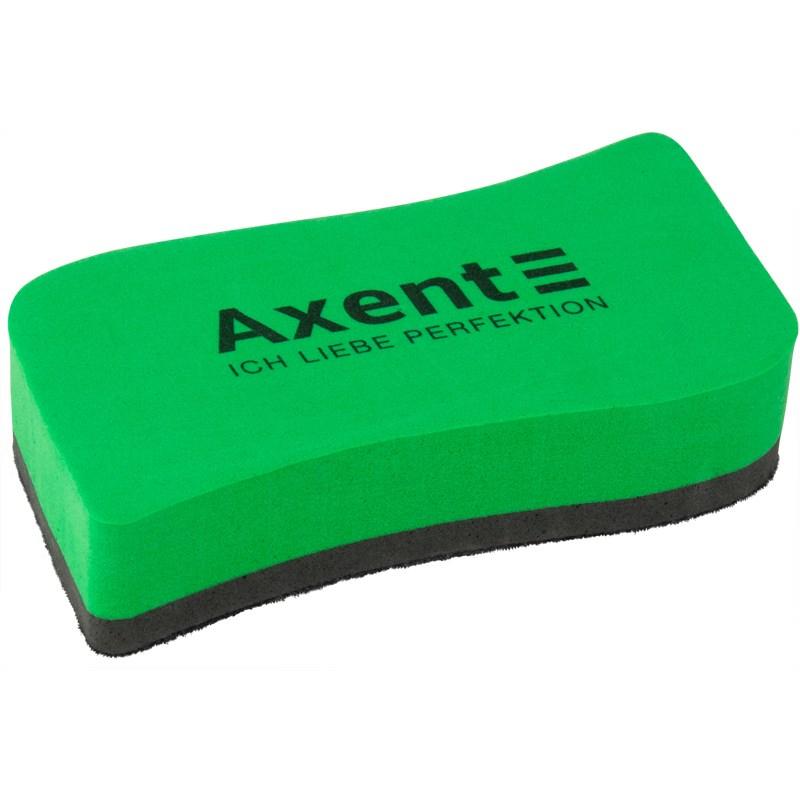Губка для дощок магнітна Axent Wave зелена