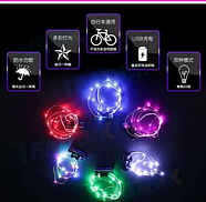 Підсвічування колеса вело/мото спиць 20 шт LED 2.2 м, фото 3