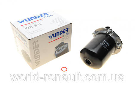 WUNDER WB 812 - Паливний фільтр (розбірний) на Рено Логан 2, Дачіа Логан 2, Сандро 2 1.5dci, фото 2
