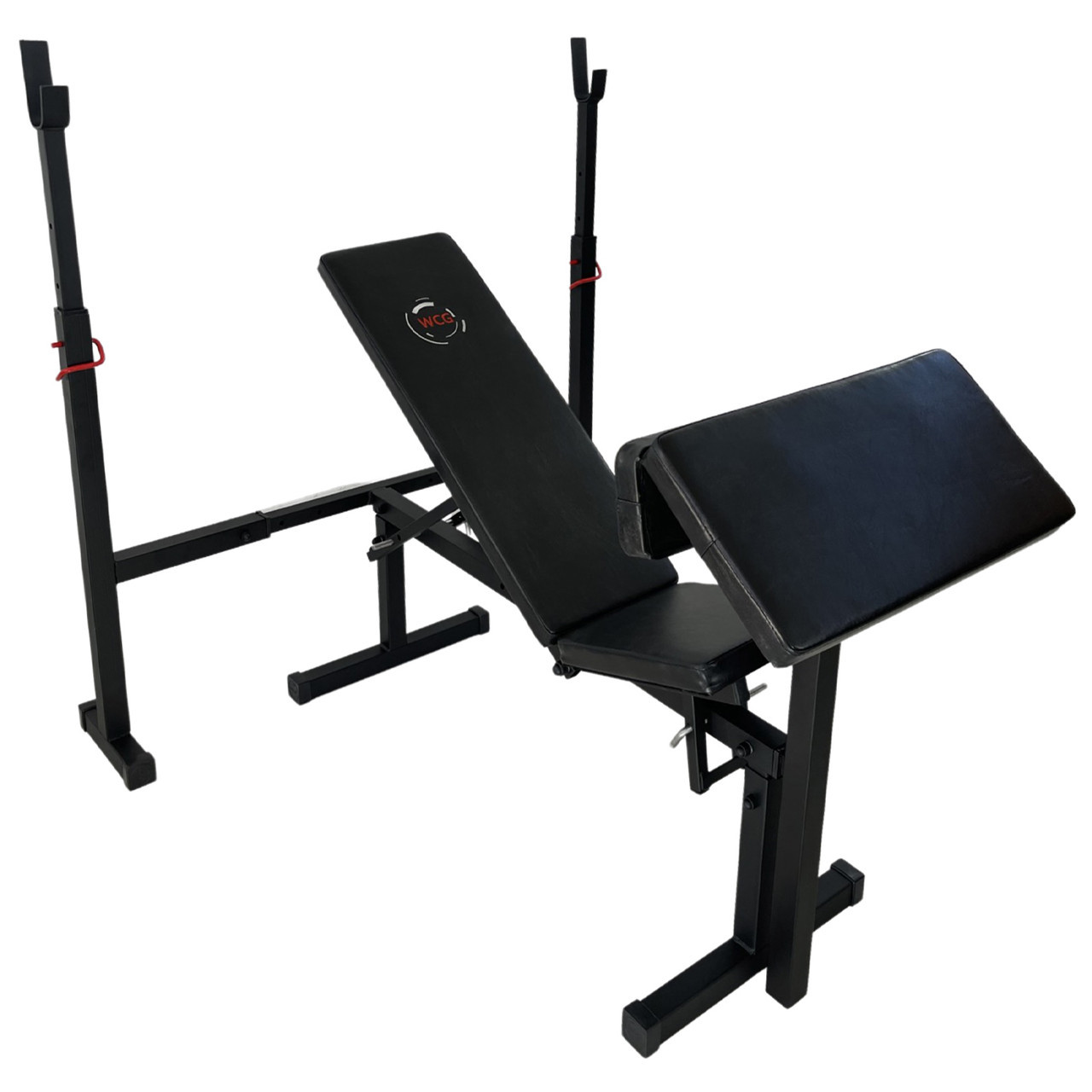 Лава для жиму зі стійками під штангу та партою Скотта WCG-003, фото 1