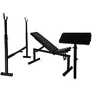 Лава для жиму зі стійками під штангу та партою Скотта WCG-003, фото 3