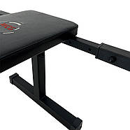 Лава для жиму зі стійками під штангу та партою Скотта WCG-003, фото 4