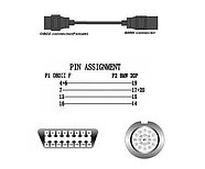 Перехідник для BMW 20pin -> OBD2 16 пін новий під сканер кодів ОБД2, фото 3