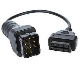 Перехідник 12-PIN RENAULT РЕНО на OBD-2 16pin адаптер для сканера