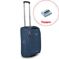 Дорожная сумка на колесах Osprey Daylite Carry-On Wheeled Duffel 40 Wave Blue (009.2630)