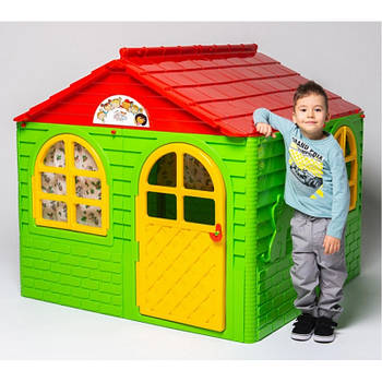 Будиночок для дітей Gardentoys 02550/3 середній зелено-червоний