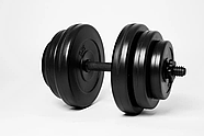 Набір гантелей по 18 кг х 2 шт WCG зі змінними дисками чорні, сірі, фото 5