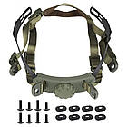 Підвісна система Підвіс для шолома FAST High Cut Хакі + Подушка накладка EVA, фото 2