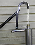 Насос для води ручний. Ручний водяний насос колонка з ручкою над гусаком, фото 3
