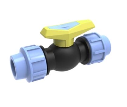 Кран кульовий D25 ЗЗ 25х25 (ПП), фото 1