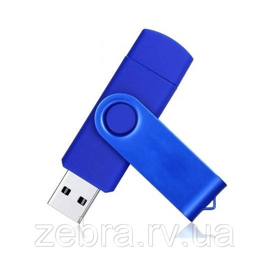 USB OTG флешка 64G, Blue