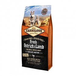 Carnilove Fresh Ostrich & Lamb for Small Breed Dogs корм для собак малих порід страус і ягня 1.5 кг