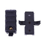 Рейки кріплення на каску шолом FAST + планка Picatinny + кріплення Wing-Loc, Черный, фото 3