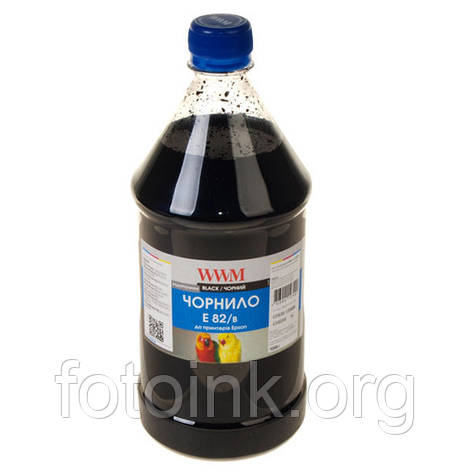Чорнила WWM для Epson Stylus Photo R270,T50, TX650, 1000г, Black Водорозчинні (E82/B-4), фото 1