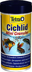 Tetra (Тетра) Cichlid Mini Granules корм у вигляді невеликих гранул для маленьких і карликових цихлид 250 мл