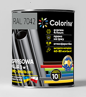 Экспресс-эмаль "3 в 1" ТМ "COLORINA" 2,5л RAL 7042 Серая