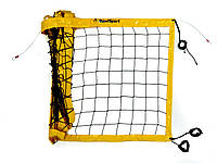 Сетка волейбольная Romi Sport "Профессиональная 2.7 мм.(PE)" Sia000066 black/yellow