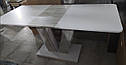 Стіл кухонний обідній розкладний Торін Дуб аппалачі - Білий 140(+45)×80х78,5, фото 9