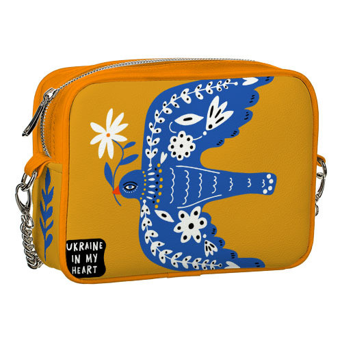 Сумка на ланцюжку Cherie Птица свободы 21x17x7 см (CHE2_22S018_ZHL), фото 1