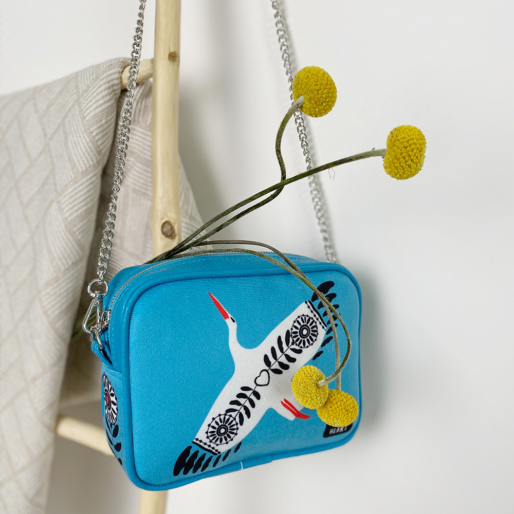 Сумка на ланцюжку Cherie Аист 21x17x7 см (CHE2_22S016_GOL), фото 1