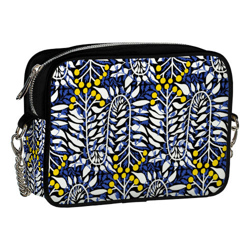 Сумка на ланцюжку Cherie Калина. Стилизация 21x17x7 см (CHE2_22S001_BL), фото 1