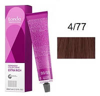 Крем-краска для волос Londacolor 4/77 Средне-коричневый интенсивно-коричневый 60 мл