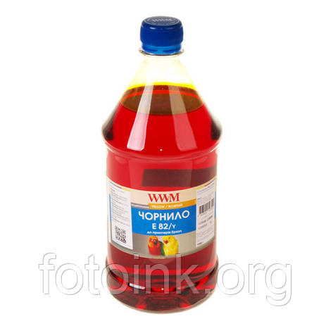 Чорнила WWM для Epson Stylus Photo R270,T50, TX650, 1000г, Yellow Водорозчинні (E82/Y-4), фото 1