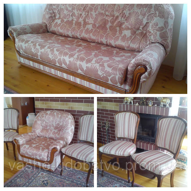 Перетяжка м'яких меблів.