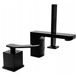 Змішувач для Ванни REA Sonic Чорний на 3 Отвори REA-B0185