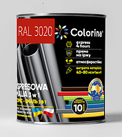 Экспресс-эмаль "3 в 1" ТМ "COLORINA" 2,5л RAL 3020 Красная