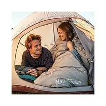 Спальний мішок Naturehike M400 NH20MSD02 Gray Down Cotton Right