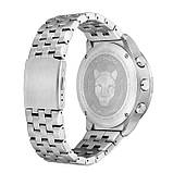 Чоловічий водостійкий спортивний тактичний годинник North Edge Snow Leopard з компасом, фото 10