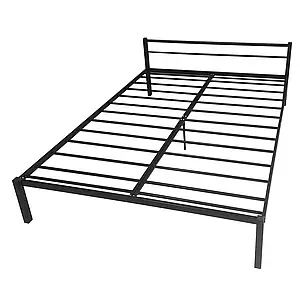 Ліжко двоспальне металеве Tobi sho Гармонія 190X160 чорний