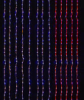 Гірлянда водоспад 400 LED 3 м*2 м, RGB-колір