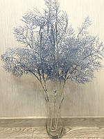 Штучна гілка для декору, для підлогової вази (блакитна 95 см), фото 7