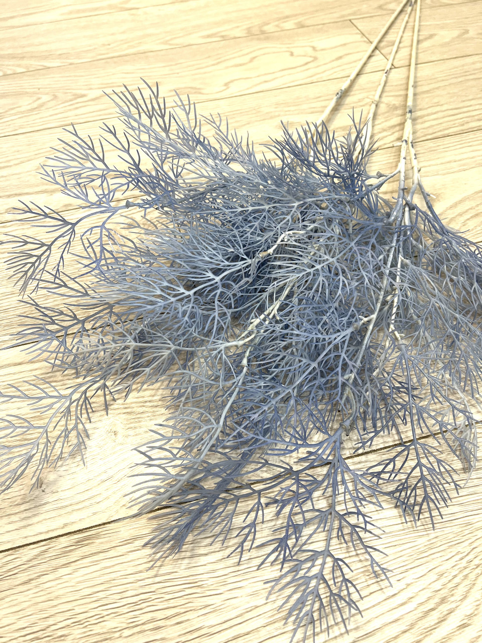 Штучна гілка для декору, для підлогової вази (блакитна 95 см), фото 1